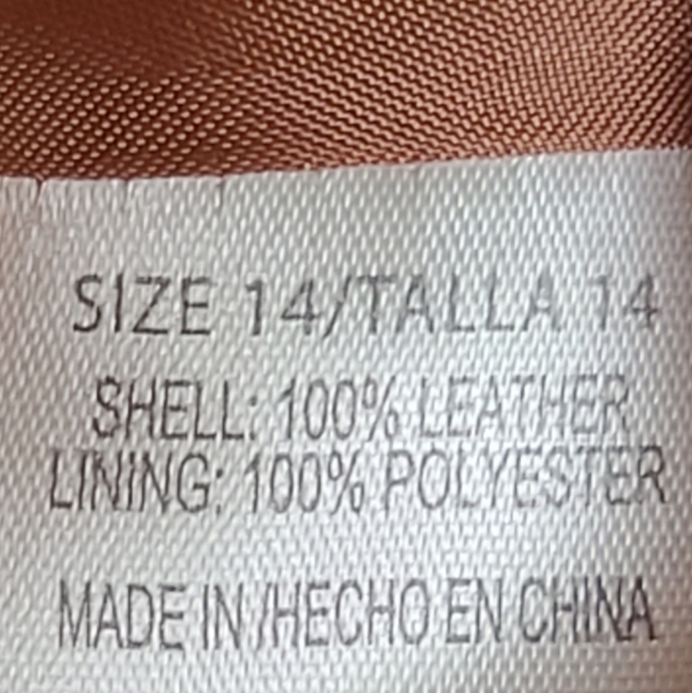 Brown Leather Jacket - Picture 10 of 10